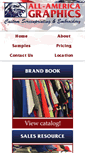 Mobile Screenshot of allamericagraphics.com